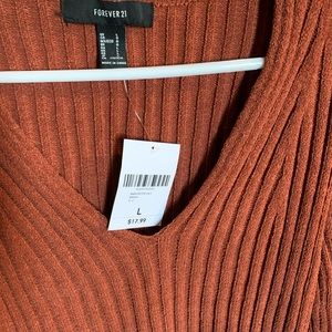 Forever 21 v neck sweater. Slim fitted